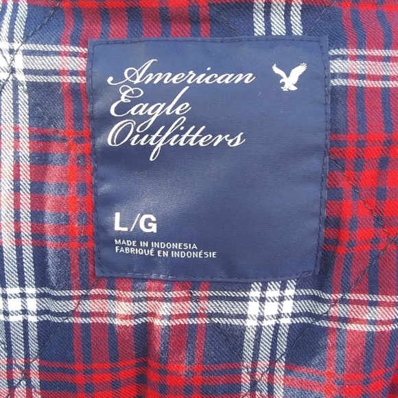 American Eagle Outfitters Bold Red Peacoat - Picture 6 of 7